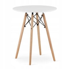 3-х частей обеденный комплект Leobert Todi Lago, белый/розовый цена и информация | Комплекты мебели для столовой | pigu.lt