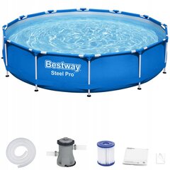Каркасный бассейн Bestway 366x76 8in1 цена и информация | Бассейны | pigu.lt