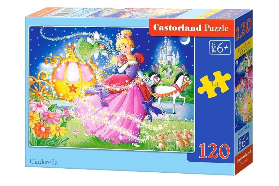 Dėlionė Castorland Pelenė, 120 d. kaina ir informacija | Dėlionės (puzzle) | pigu.lt