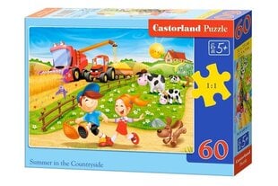 Dėlionė Castorland Vasara kaime, 60 d. kaina ir informacija | Dėlionės (puzzle) | pigu.lt