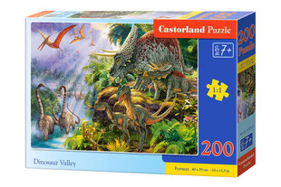 Dėlionė Castorland Dinozaurų pasaulis, 200 d. kaina ir informacija | Dėlionės (puzzle) | pigu.lt