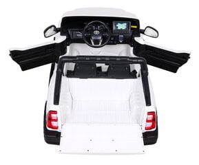 Детский электромобиль Toyota Hilux, белый цена и информация | Электромобили для детей | pigu.lt