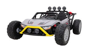 Dvievietis vaikiškas elektromobilis Buggy Racing 5, pilkas kaina ir informacija | Elektromobiliai vaikams | pigu.lt