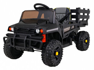 Vienvietis vaikiškas elektromobilis Farmer Pick-Up, juodas kaina ir informacija | Elektromobiliai vaikams | pigu.lt