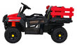 Vienvietis vaikiškas elektromobilis Farmer Pick-Up, raudonas kaina ir informacija | Elektromobiliai vaikams | pigu.lt