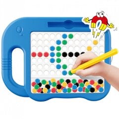 Vaikiška Montessori magnetinė lenta Woopie, 3 vnt, mėlyna kaina ir informacija | Lavinamieji žaislai | pigu.lt