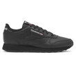 Classic leather reebok 100008497 moterims juoda 100008497 цена и информация | Sportiniai bateliai, kedai moterims | pigu.lt