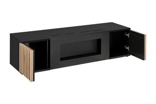 ТВ столик Cameron RTV-K, черный/коричневый цена и информация | Тумбы под телевизор | pigu.lt