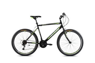 Kalnų dviratis Capriolo Passion 26", juodas kaina ir informacija | Dviračiai | pigu.lt