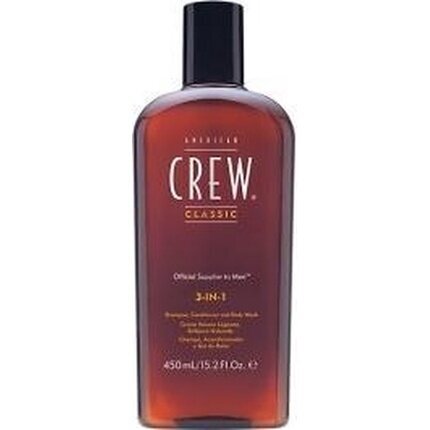 Šampūnas, kondicionierius ir kūno prausiklis vyrams American Crew 3in1 250 ml цена и информация | Šampūnai | pigu.lt