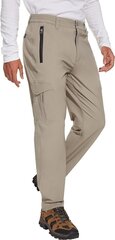 Мужские брюки для гольфа и походов Specialmagic, бежевые цена и информация | Мужские брюки | pigu.lt