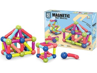Magnetinis konstruktorius, 42 d. kaina ir informacija | Konstruktoriai ir kaladėlės | pigu.lt