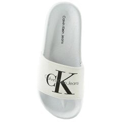 Шлепанцы Calvin Klein Jeans Белый 42 SE8535 WHITE 42 цена и информация | Мужские шлепанцы, босоножки | pigu.lt