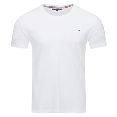 Белая футболка Tommy Hilfiger T-Shirt M TOMMY WHITE M цена и информация | Мужские футболки | pigu.lt