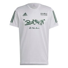 Мужская футболка Adidas White Ber22 Event TM M HT0521 M цена и информация | Мужские футболки | pigu.lt