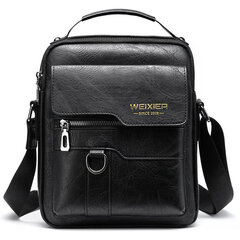 Vyriškas krepšys per petį Weixier Leather Black One Size WEIXIER BLACK OS kaina ir informacija | Moteriškos rankinės | pigu.lt