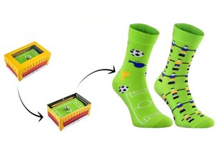 Радужные носки Настольный футбол для футболистов 1 пара 47-50 FOOTBALLBOX1 XL цена и информация | Мужские носки | pigu.lt
