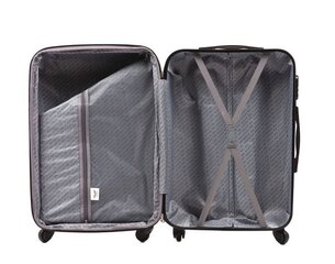 Didelis lagaminas Unlimited 4201, L, juodas kaina ir informacija | Lagaminai, kelioniniai krepšiai | pigu.lt