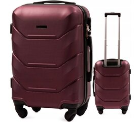 Mažas lagaminas Unlimited 4201, S, bordo kaina ir informacija | Lagaminai, kelioniniai krepšiai | pigu.lt