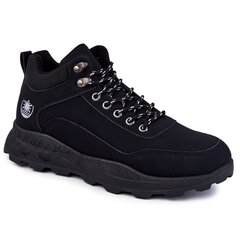 Черные утепленные мужские треккинговые ботинки Otto 41 HB11-1 BLACK 41 цена и информация | Мужские ботинки | pigu.lt