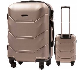 Vidutinis lagaminas Unlimited 4201, M, smėlio spalvos kaina ir informacija | Lagaminai, kelioniniai krepšiai | pigu.lt