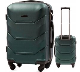 Mažas lagaminas Unlimited 4201, S, žalias kaina ir informacija | Lagaminai, kelioniniai krepšiai | pigu.lt