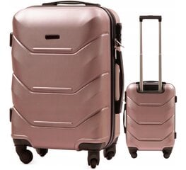 Mažas lagaminas Unlimited 4201, S, rožinis kaina ir informacija | Lagaminai, kelioniniai krepšiai | pigu.lt