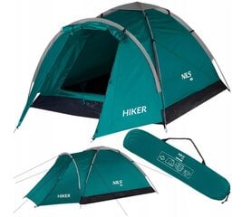 Turistinė palapinė Hiker Nils NC6010, žalia цена и информация | Палатки | pigu.lt