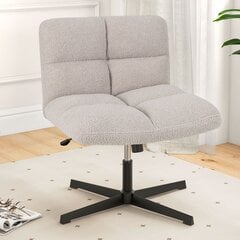 Biuro kėdė Costway, pilka kaina ir informacija | Biuro kėdės | pigu.lt