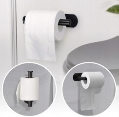 Держатель для туалетной бумаги PageGrip, чёрный цена и информация | Аксессуары для ванной комнаты | pigu.lt
