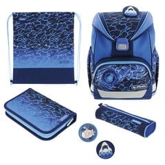 Herlitz mokyklinis krepšys Ultralight Plus - Blue Shark kaina ir informacija | Kuprinės mokyklai, sportiniai maišeliai | pigu.lt