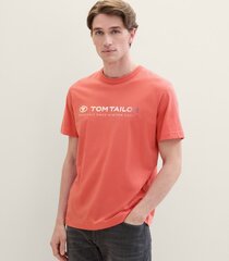 Мужская футболка Tom Tailor 1041855*26202 4067672498067, коралловая цена и информация | Мужские футболки | pigu.lt