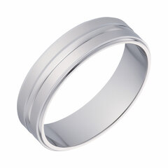 Серебряное кольцо Brasco 53059 53059-19.5 цена и информация | Кольцо | pigu.lt