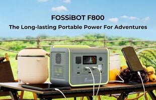 Elektros stotelė Fossibot F800 512Wh, 800W, 8 išėjimai kaina ir informacija | Maitinimo šaltiniai | pigu.lt