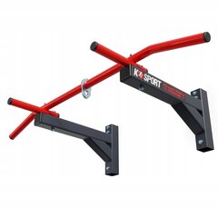 Prisitraukimo strypas K-sport, 110x59 cm, juodas цена и информация | Турники | pigu.lt