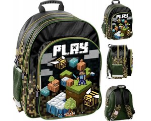 Школьный рюкзак Paso, коричневый/черный цена и информация | Школьные рюкзаки, спортивные сумки | pigu.lt
