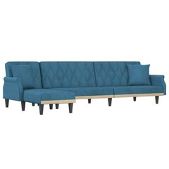 Sofa-lova vidaXL, mėlyna цена и информация | Диваны | pigu.lt