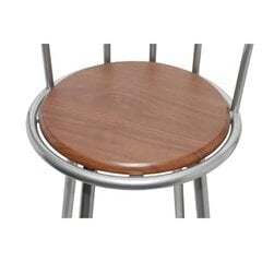 Комплект из 2-х барных стульев, коричневый цена и информация | Стулья для кухни и столовой | pigu.lt