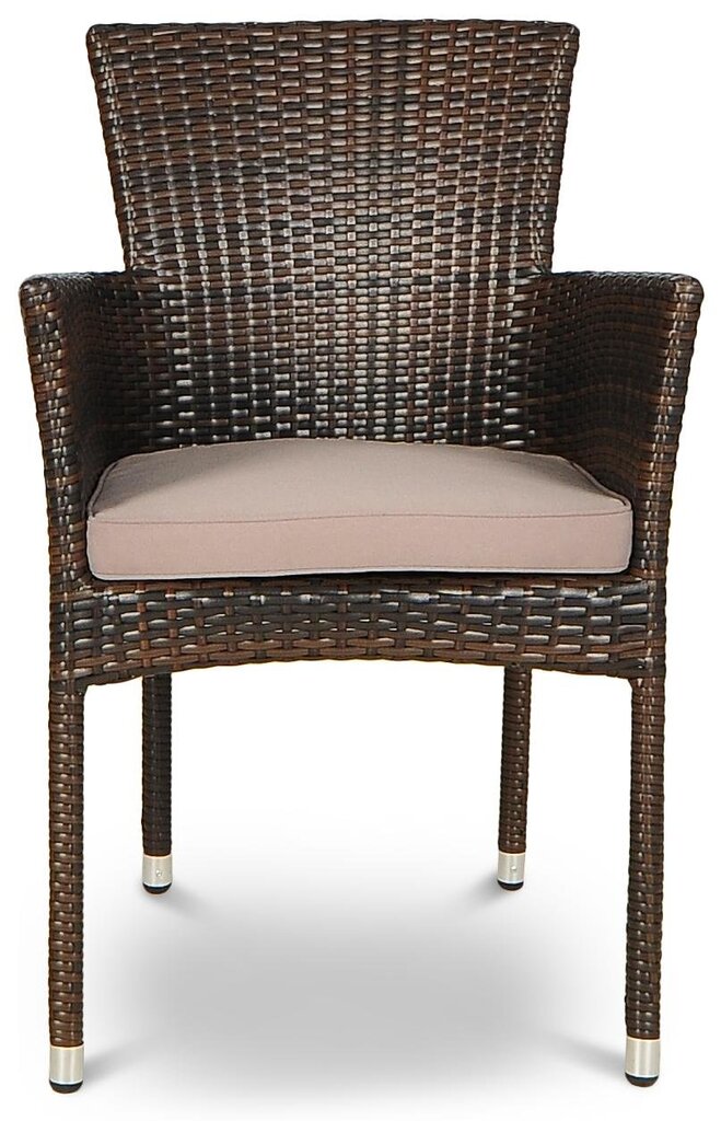 Kėdė Lerida, ruda kaina ir informacija | Lauko kėdės, foteliai, pufai | pigu.lt