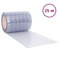 Durų užuolaida, skaidri, 300mmx2,6mm, 25m, PVC цена и информация | Дверные петли и другие принадлежности | pigu.lt