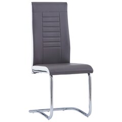 Gembinės valgomojo kėdės vidaXL, 4vnt., pilkos kaina ir informacija | Virtuvės ir valgomojo kėdės | pigu.lt