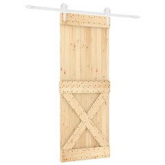 Stumdomos vidaus durys vidaXL su įrangos rinkiniu 80x210cm цена и информация | Межкомнатные двери | pigu.lt