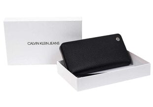 Женский кошелек Calvin Klein CKJ BANNER SML ZIPAROUND BLACK K60K606168 BDS 36289 цена и информация | Женские кошельки, держатели для карточек | pigu.lt