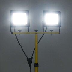 LED prožektorius su trikoju 2x100W 14000lm kaina ir informacija | Žibintuvėliai, prožektoriai | pigu.lt