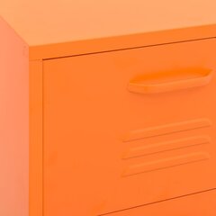 Sandėliavimo spintelė, oranžinė, 42,5x35x101,5cm, plienas цена и информация | Шкафчики в гостиную | pigu.lt