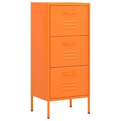 Sandėliavimo spintelė, oranžinė, 42,5x35x101,5cm, plienas цена и информация | Шкафчики в гостиную | pigu.lt