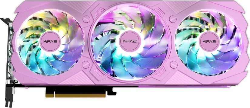 KFA2 GeForce RTX 4070 Super EX Gamer Pink 1-Click OC (47SOM7MD7LKK) цена и информация | Vaizdo plokštės (GPU) | pigu.lt