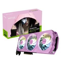 KFA2 GeForce RTX 4070 Super EX Gamer Pink 1-Click OC (47SOM7MD7LKK) kaina ir informacija | Vaizdo plokštės (GPU) | pigu.lt