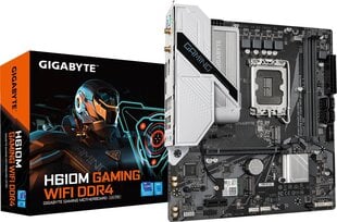 Gigabyte H610M Gaming WiFi (H610M GAMING WF DDR4) kaina ir informacija | Pagrindinės plokštės | pigu.lt