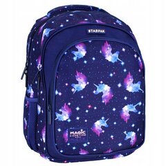 Mokyklinė kuprinė su priedais Starpak Unicorn Galaxy 492602, 5 dalių kaina ir informacija | Kuprinės mokyklai, sportiniai maišeliai | pigu.lt
